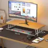 Soporte para Monitor de Computadora Soporte para Pantalla de Escritorio Estante Organizador de Almacenamiento para Escritorio de Oficina