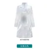 Roupão Parcialmente Coberto, Vestido Longo, Roupa Externa, Cheongsam, Roupão de Algodão, Sudário Branco, Roupão Único, Funeral de Homem Idoso