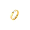 Anillo de titanio para pareja con clip de circón de 4MM, anillo de cola de Joker, suministro transfronterizo, venta al por mayor, anillo de diamante que no se decolora