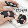 Funda Protectora para Dedo al Aire Libre Fija Manga Deportiva para Dedo Compresión Suave Doble Vendaje de Baloncesto Soporte Correa de Rebote