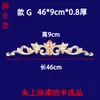 Tallado en Madera Dongyang Piezas de Flor Tallada en Madera Calcomanía Decorativa Tallada en Madera Cabezal de Puerta de Madera Maciza Marco de Puerta de Flor Larga Pared de Fondo Flor de Madera