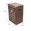 Artefacto de Almacenamiento para Dormitorio Cesta Plegable para Ropa Sucia Cuadrada Cesta de Almacenamiento para Ropa y Juguetes Caja de Almacenamiento de Ropa para Mesita de Noche