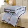 Colcha de Invierno Colcha Gruesa Cálida Especial para Estudiantes Dormitorio Individual Espacio Colcha Doble Núcleo de Algodón Colcha de Aire Acondicionado Primavera Otoño Ropa de Cama