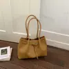 Bolso de Hombro Cruzado Tejido 2026 Primavera Nuevo Estilo de Moda Gran Capacidad Bolso Cubo para Viajes Diarios para Oficinistas