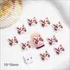 Accesorios para Uñas Artísticas Mascarilla de Zorro Linda de Dibujos Animados Animales Uñas Artísticas Decoración de Uñas DIY Estilo Ins Accesorios para Uñas Venta al por Mayor