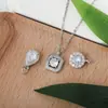 Distrito de Lu Venda Quente Colar Banhado a Cobre Microincrustado com Zircônia Feminino Verão Luxo Leve Nicho Pingente Corrente de Clavícula de Alta Qualidade Joias Atacado