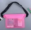 Riñonera Impermeable Cruzada de Dibujos Animados para Natación y Rafting, Funda Sellada Impermeable para Teléfono al Aire Libre, Bolsa Grande Impermeable Transparente para Teléfono con Pantalla Táctil