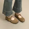 Zapatos Mary Jane planos estilo francés para mujer, nueva versión coreana de otoño 2026, zapatos de ballet suaves para la noche, mocasines