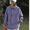 Ropa de protección solar casual de color sólido simple retro con cuello alto UPF50+ para hombres y mujeres, nueva ropa versátil de verano para exteriores con protección solar