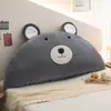 Almofada de Cabeceira com Capa Macia, Removível e Lavável, Travesseiro Longo com Encosto Duplo, Suporte para Cintura, Adequado para Camas Tatami, Quartos e Dormitórios