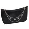 Europeu e Americano Cross-border Crossbody Bag Bolsa Feminina Decoração Street Fashion All-match Chain Women's Bag Chain