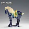 Envío Gratis Caballo Tang Sancai Caballo de Cerámica Adornos de Caballo Seis Caballos Decoración para el Hogar Sala de Estar Artesanía Regalo Adornos para Gabinete de Vino Pasillo
