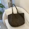 Set Bolsa de Lona Rayada Doble Cara Estilo Coreano Moda Bolso Tote Casual Bolso de Hombro Simple Versátil Gran Capacidad