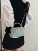 Bolso de Mano Cuadrado Pequeño Retro Vintage 2025 Nuevo Transfronterizo Estilo Chanel Cadena de Diamantes Hombro Versátil Bandolera