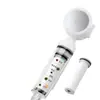 Chuveiro Pressurizado Portátil com Filtro, Uso em Viagens e em Casa, Bico de Chuveiro Ajustável de Três Modos, Universal para Hotéis, Chuveiro de Mão Purificador de Água