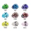 2x3 ~ 13x18mm forma de pera color precioso circonita colección Wuzhou gema artificial CZ piedra desnuda fábrica en stock venta al por mayor