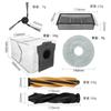 Adecuado para accesorios de robot aspirador X50 PRO cepillo rodante cepillo lateral núcleo de filtro pañuelo de mar bolsa de polvo paño para fregar