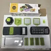 Picador de Verduras, Varios Gadgets de Cocina, Nuevo Cortador de Verduras, Rallador para Ensaladas, Cortador en Cubos, Cortador de Verduras Multifuncional
