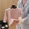 Ropa Interior de Otoño para Niños Camiseta de Manga Larga de Color Sólido para Bebé Niños y Niñas Algodón Cuello Redondo Prenda Interior Ropa Infantil Venta al por Mayor