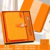 Caja de Regalo para Portátil Set Personalizado de Negocios 70% de descuento Regalo Corporativo Cuaderno de Hojas Sueltas A5 Hebilla Magnética de Gama Alta Bloc de Notas Grueso