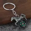 Mini Brújula de Caballo de Simulación Deportiva al Aire Libre de Venta Caliente Colgante para Llavero de Coche Accesorios Colgante para Mochila