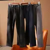 Calça Reta Espessa para Ferramentas com Forro de Fleece 6000