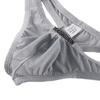 Ropa interior de seda helada rosa para hombre, tanga deportiva de fitness, tanga individual de cintura baja sin costuras, transpirable y fresca para hombre