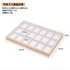 Placa de jóias de borda de bambu Pulseira Pulseira Hairpin Display Box Isqueiro Cinto Fivela Jóias Display Stand Bandeja de classificação de jóias
