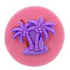 Preço de fábrica Tropical Coconut Tree Cake Mold DIY Silicone Flip Sugar Baking Tools Ice Plaid Mold H2227 Ovo