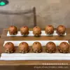 Juguete de Pulpo de Madera de Durazno Accesorio Versátil Pulsera DIY Separador de Cuentas Cuerda Colgante Accesorio Creativo