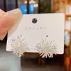 Estilo francés de lujo ligero sentido de diseño pendientes de fuegos artificiales nicho alta sensación temperamento elegante coreano joyería para orejas Joker venta al por mayor