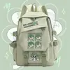 Mochila de mercancía del Dios Maligno Moran, mochila estilo anime 2D del equipo del hospital Wang Qing Han Yu para estudiantes hombres y mujeres, moderna