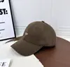 Gorra de Algodón Lavable Bordado de Letra Gorra de Béisbol Simple Suave Parte Superior Visera Curva Gorra tipo Pico Unisex Versátil Ajustable