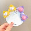 Horquilla para el pelo con forma de gatito para bebé, horquilla de dibujos animados para niños, pinza para el pelo rota frontal, pinza Liuhai, tocado, horquilla para niña, pinza pequeña