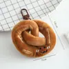 Novo bonito desenho animado vegetal pão boneca pingente menina pelúcia boneca pingente divertido comida brincar pingente atacado