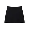 2025 Transfronterizo Aliexpress Nueva Ropa Popular para Mujer al por Mayor Estilo Europeo y Americano Falda Mini de Punto de Cintura Alta y Elegante