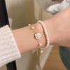 Pulsera de Camelia de Perla de Alta Calidad 2024 Nuevo Llegado de Verano Joyería de Pulsera de Lujo de Entrada de Nicho Accesorios Yiwu