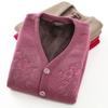 Chaleco cálido de lana con forro polar para otoño e invierno para personas mayores, ropa de abuela, chaleco grueso, ropa vieja de mamá, ropa de invierno para dama