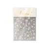 Tomoni&No Te Pierdas Pegatinas Metálicas para Manicura Pegatinas para Uñas Estilo Ballet DIY Material de Joyería de Rosa Bordada Estilo Exquisito