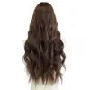 Peluca ACAG para Mujer Natural Esponjosa Dulce Celebridad de Internet Misma Larga Rizada Gran Ola Diosa Blanca Luz de Luna Blanca