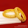 Cierre Hueco Color Dorado Desvanecimiento Lento 15 mm Pulsera de Fénix Estilo Vintage Oro Imitación Joyería de Boda Venta al por Mayor