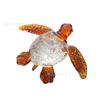 Adornos artesanales de cristal de tortuga de colores, decoraciones creativas, adornos, regalos de cumpleaños para niños, venta transfronteriza en stock al por mayor