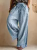 Pantalones casuales versátiles de pierna ancha con flecos, transfronterizos europeos y americanos, personalizados para Amazon