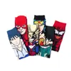 Calcetines de Algodón Unisex para Hombres y Mujeres, Calcetines de Anime de Moda, Calcetines de Tubo Medio de Héroe de Película de Comercio Exterior, Calcetines Versátiles Casuales de Dibujos Animados