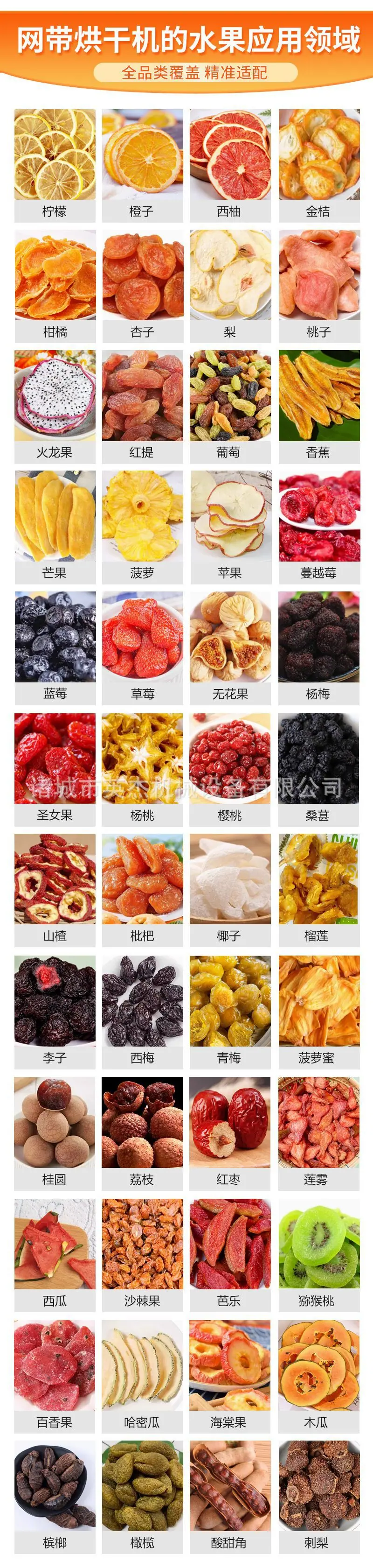 水果烘干机详情页