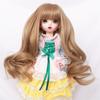 Peluca BJD nueva de fábrica, muñeca de imitación de mohair de 6 puntas, muñeca SD, cabello largo y rizado, peluca de dibujos animados de seda de alta temperatura, venta al por mayor