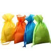 Suministrado Directamente por el Fabricante, Bolsas de Tela No Tejida con Cordón, Bolsitas de Tela No Tejida con Cordón, Se Pueden Imprimir con Logo, Bolsas para Tiendas de Ropa, Bolsas de Almacenamiento