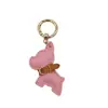 Colgante Llavero de Coche Bulldog Francés, Llavero de Coche Cachorro de Cuero Hecho a Mano de Alta Calidad, Regalo Creativo, Accesorio de Gama Alta