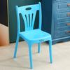 Venta Directa de Fábrica Silla de Comedor Simple Moderna para Uso en el Hogar Silla de Plástico Engrosado con Respaldo para Adultos Actividades de Tienda Dropshipping