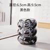 Simples Creative Ball Glass Pen Holder Storage Cosmético Escova Bucket Desktop Ornaments Candle Holder Candle Cup Bead Glass Cup